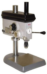 Servo - 7" Swing, Frequency Drill Press - Variable Speed, 0.1 hp, Single Phase - Industrial Tool & Supply