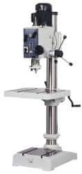 Vectrax - 20-7/16" Swing, Geared Head Drill Press - Variable Speed, 1 hp, Single Phase - Industrial Tool & Supply