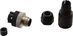 Brad Harrison - 4 Amp, Male Straight Field Attachable Connector Sensor and Receptacle - 250 VAC, 300 VDC, IP67 Ingress Rating - Industrial Tool & Supply