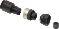 Brad Harrison - 4 Amp, Female Straight Field Attachable Connector Sensor and Receptacle - 250 VAC, 300 VDC, IP67 Ingress Rating - Industrial Tool & Supply