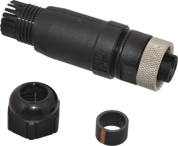 Brad Harrison - 13 Amp, Female Straight Field Attachable Connector Sensor and Receptacle - 600 VAC/VDC, IP67 Ingress Rating - Industrial Tool & Supply