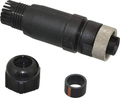 Brad Harrison - 13 Amp, Female Straight Field Attachable Connector Sensor and Receptacle - 600 VAC/VDC, IP67 Ingress Rating - Industrial Tool & Supply