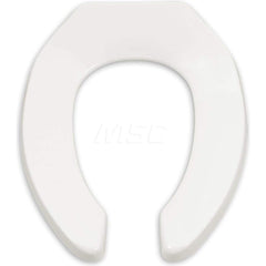 Toilet Seats; Type: Open Front Toilet Seat; Style: Modern; Material: Plastic; Color: White; Outside Width: 13-1/2; Inside Width: 7-1/4; Length (Inch): 13-1/2; Installations: Residential, Commercial; Minimum Order Quantity: Plastic; Material: Plastic