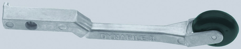 #11204 - 1/8; 1/4; or 1/2 x 18'' Belt Size - 1 x 3/8'' Contact Wheel - Dynafile II Contact Arm Assembly - Industrial Tool & Supply