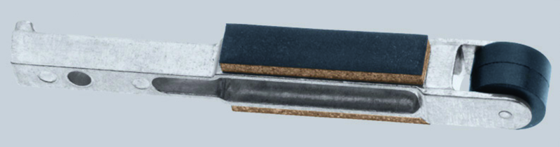 #11231 - 1/2 x 24'' Belt Size - 3/4 x 1/2'' Contact Wheel - Dynafile Contact Arm Assembly - Industrial Tool & Supply