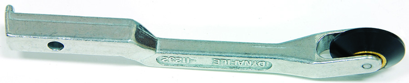 #11232 - 1/8 or 1/4 x 24'' Belt Size - 1 x 3/8'' Contact Wheel - Dynafile Contact Arm Assembly - Industrial Tool & Supply