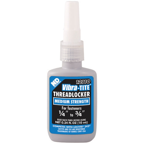 Series 121 Medium Strength Threadlocker-10 ml - Industrial Tool & Supply