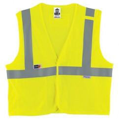 8260FRHL L/XL LIME FR VEST - Industrial Tool & Supply