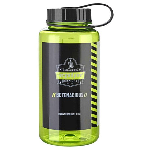 5151 1 Liter Lime Plastic Wide Mouth Water Bottle - Exact Industrial Supply
