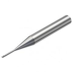 R216.32-00530-AI05G 1620 0.5mm 2 FL Solid Carbide End Mill - Corner Radius w/Cylindrical Shank - Industrial Tool & Supply
