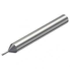 R216.32-01030-AJ10G 1620 1mm 2 FL Solid Carbide End Mill - Corner Radius w/Cylindrical Shank - Industrial Tool & Supply