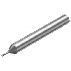 R216.32-01030-AJ10G 1620 1mm 2 FL Solid Carbide End Mill - Corner Radius w/Cylindrical Shank - Industrial Tool & Supply