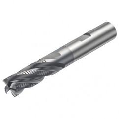 R216.34-06030-BC13B 1620 6mm 4 FL Solid Carbide End Mill - Corner chamfer w/Weldon Shank - Industrial Tool & Supply