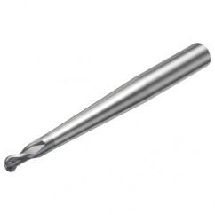 R216.42-03030-AP03G 1610 3mm 2 FL Solid Carbide Ball Nose End Mill w/Cylindrical Shank - Industrial Tool & Supply