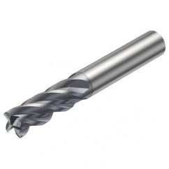 1P240-0900-XA 1630 9mm FL Straight Center Cut w/Cylindrical Shank - Industrial Tool & Supply