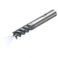 R215.34C08050-BC19P 1640 8mm 4 FL Solid Carbide End Mill - Corner Radius w/Weldon Shank - Industrial Tool & Supply