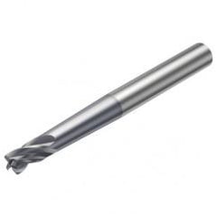 R216.22-04030BAP04G 1610 4mm 2 FL Solid Carbide End Mill - Corner Radius w/Cylindrical Shank - Industrial Tool & Supply