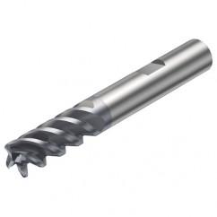 R216.24-14050GBC26P 1630 14mm 4 FL Solid Carbide End Mill - Corner Radius w/Weldon Shank - Industrial Tool & Supply