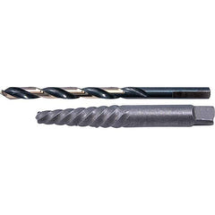 Cle-Line - Bolt Extractor Sets Tool Type: Screw Extractor & Drill Number of Pieces: 2.000 - Industrial Tool & Supply