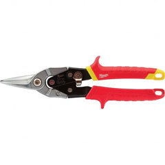 Milwaukee Tool - Snips Snip Type: Aviation Snip Cut Direction: Straight - Industrial Tool & Supply