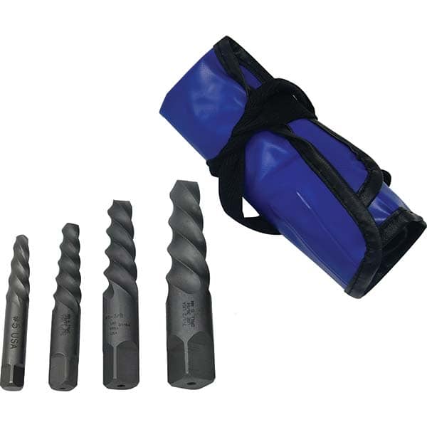 Cleveland - Bolt Extractor Sets Tool Type: Screw Extractor Set Number of Pieces: 4.000 - Industrial Tool & Supply