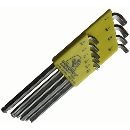 10PC STUBBY BALL END L-WRENCH SET - Industrial Tool & Supply