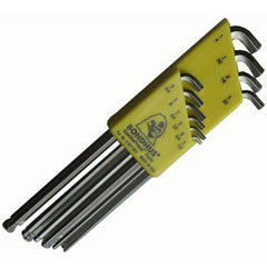 10PC STUBBY BALL END L-WRENCH SET - Industrial Tool & Supply