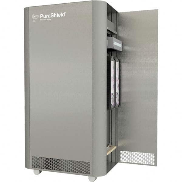 PuraShield - 1 Speed, 25" Wide x 58" High x 30" Deep, Three-Stage Filtering System - Industrial Tool & Supply