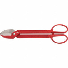 Milwaukee Tool - Snips Snip Type: Tinner's Snip Cut Direction: Straight - Industrial Tool & Supply