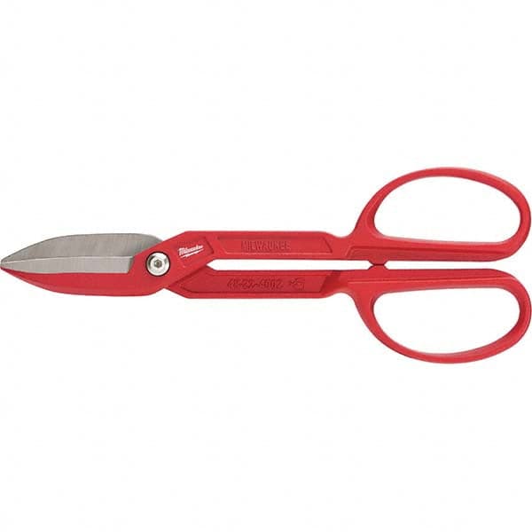 Milwaukee Tool - Snips Snip Type: Tinner's Snip Cut Direction: Straight - Industrial Tool & Supply