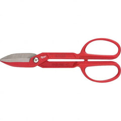 Milwaukee Tool - Snips Snip Type: Tinner's Snip Cut Direction: Straight - Industrial Tool & Supply