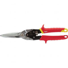 Milwaukee Tool - Snips Snip Type: Aviation Snip Cut Direction: Straight - Industrial Tool & Supply