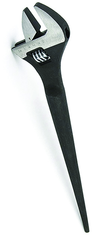 #216 - 1-1/2" Opening - 15" OAL - Chrome Vanadium Adjustable Spud Wrench - Industrial Tool & Supply