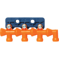 Coolant Hose System Component - 1/4″ Inside Diameter System-1/4″ Modular Manifold w/3 T's, elbow, bracket & screws (Pack of 1) - Industrial Tool & Supply