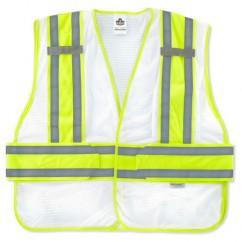 8240HL-NC M/L WHT EXPANDABLE VEST - Industrial Tool & Supply