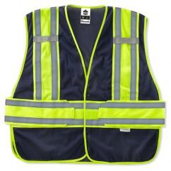 8240HL-NC XL/2XL NAVY 2-TONE VEST - Industrial Tool & Supply