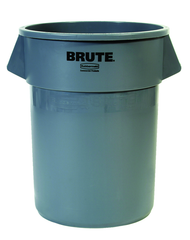 Brute - 55 Gallon Round Container -- Double-ribbed base - Industrial Tool & Supply