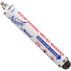 WHT SOL BARREL MTL MARKER - Exact Industrial Supply