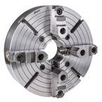 4-Jaw(2Pc) Independent Forged Steel Body Chuck 10", 2.56" Hole, - Industrial Tool & Supply