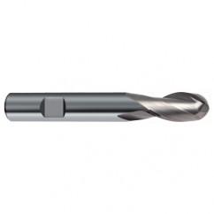 4mm Dia. - 57mm OAL - 30 Helix Bright CBD Ball Nose EM - 2 FL - Industrial Tool & Supply