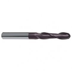 3mm Dia. - 75mm OAL - 30 Helix Firex CBD Ball Nose EM - 2 FL - Industrial Tool & Supply