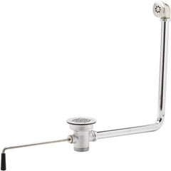 T&S Brass - Drain Component - Includes Waste Drain Valve and Adapter - Industrial Tool & Supply