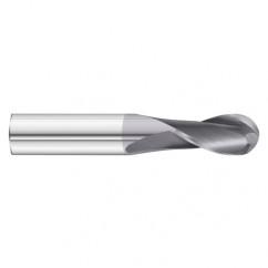 3.5mm x 12mm x 50mm 2 Flute Ball Nose  End Mill- Series 3215SD - Industrial Tool & Supply