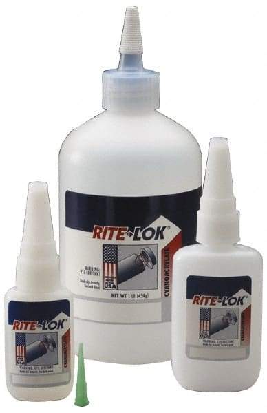 3M - 1 Lb Bottle Clear Instant Adhesive - Series PR1500, 20 to 100 sec Working Time, 24 hr Full Cure Time, Bonds to Cardboard, Ceramic, Fabric, Fiberglass, Foam, Glass, Leather, Metal, Paper, Plastic, Rubber, Vinyl & Wood - Industrial Tool & Supply