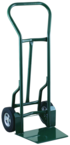 Shovel Nose Fright, Dock and Warehouse 900 lb Capacity Hand Truck - 1- 1/4" Tubular steel frame robotically welded - 1/4" High strength tapered steel base plate -- 10" Solid Rubber wheels - Industrial Tool & Supply