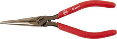 Wiha - 160mm OAL, 2" Jaw Length, Long Nose Side Cutting Pliers - Soft Cushion Handles - Industrial Tool & Supply