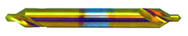 #8 x 6 OAL 60° HSS Combined Drill & Countersink-TiN Coated - Industrial Tool & Supply