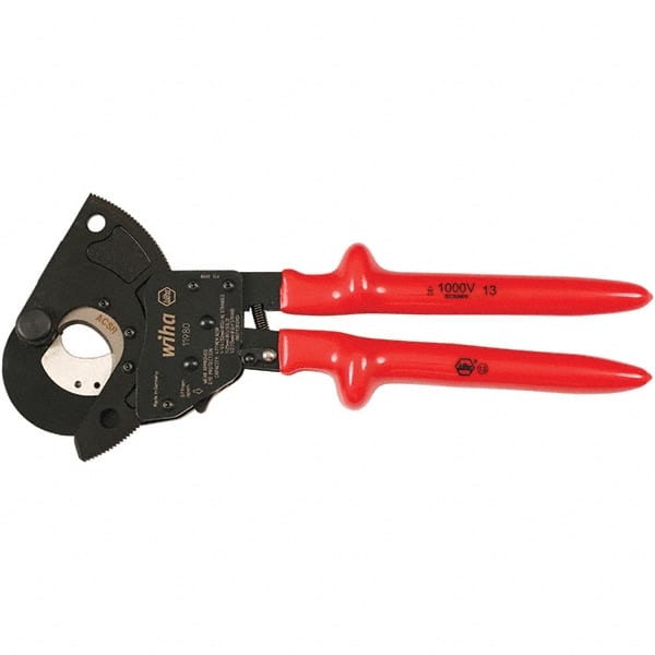 Wiha - 13.9" OAL, 10-20 AWG Capacity, Cable Cutter - Industrial Tool & Supply