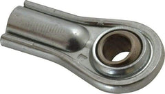 Alinabal - 1/2" ID, Female Spherical Rod End - 1/2-20 LH, Carbon Steel with Nylon Raceway - Industrial Tool & Supply