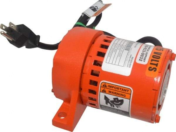 Vibco - 1 Phase, 0.8 Amp, 115 Volt, 5" Long, Electric Vibrators - 0 to 20 Lbs. Force, 48 Decibels - Industrial Tool & Supply